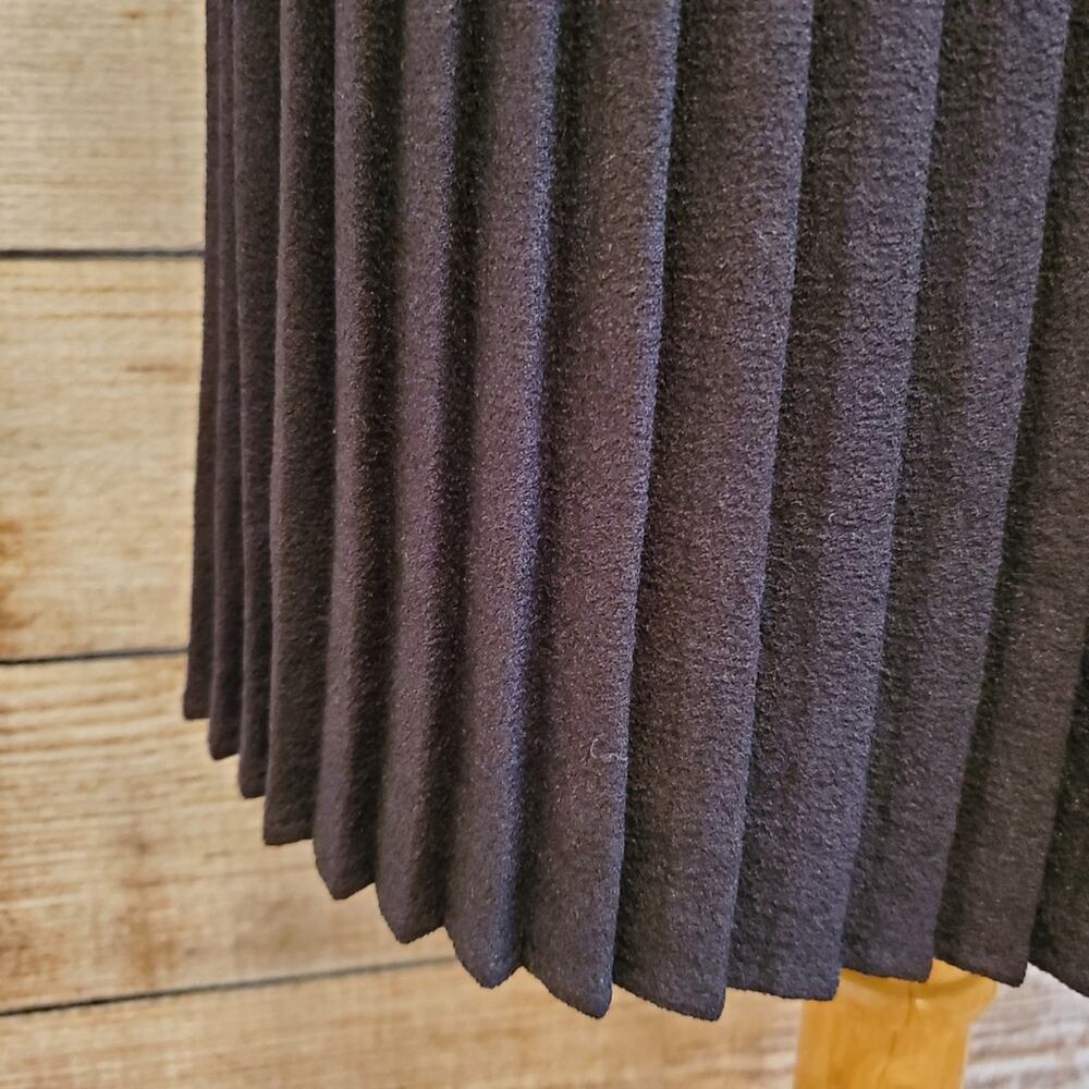 Anthropologie Ganni Jersey Dress Black White Jacquard Small - Picture 5 of 9